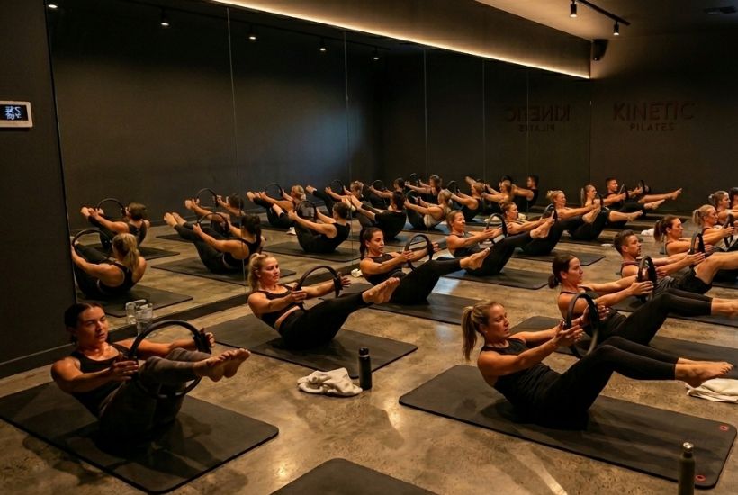 Hot Mat Pilates class at Kyneton Pilates Studio